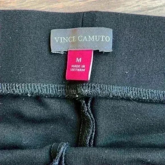 Vince Camuto Leggings with Leather Detail - Picture 5 of 5